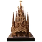 Бумажная модель для рукоделия Sagrada Familia, испанская модель бумаги для рукоделия, 3D Обучающие игрушки ручной работы, игра-головоломка для взрослых