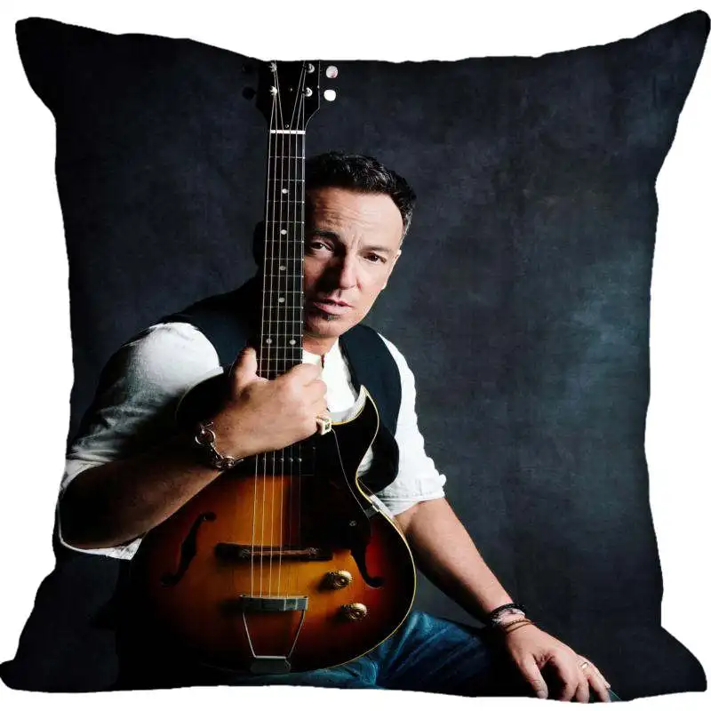 Обычай Брюс Спрингстин квадратный Чехол на подушку молнии для спальни домашняя