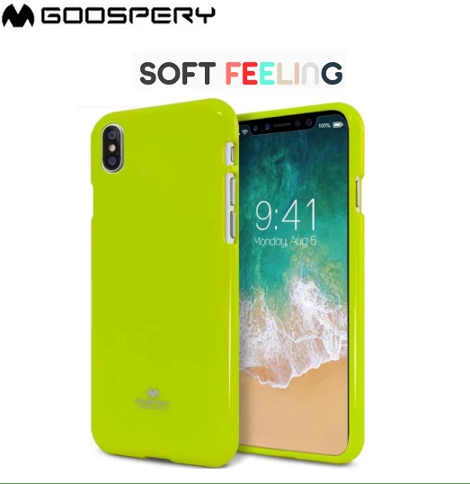 Mercury Goospery красочный желеобразный гибкий ТПУ мягкий чехол для iPhone 6 6s 7 8 Plus 11 Pro X Xs Max
