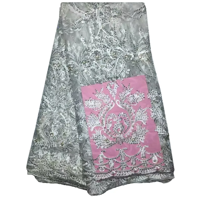 2017 Высокое Качество Нигерийский Французский Кружева Африки Кружевной Ткани Для