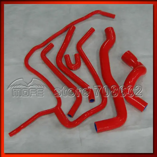 MOFE 7pcs Red комплект силиконовых шлангов радиатора для Saab 9-3 2 0 T 1998 ~ 2002 |