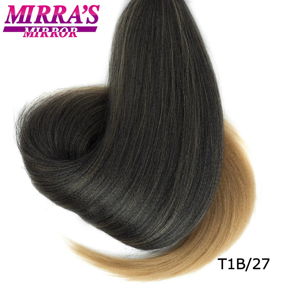 Mirra's Mirror Jumbo косы волос 2" 26" Ombre плетение волос 2 тона синтетическое плетение волос для вязаный крючком горячей воды набор