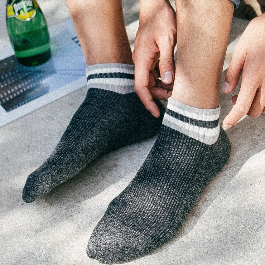 La MaxPa высококачественные мужские хлопковые носки весна лето и осень простые