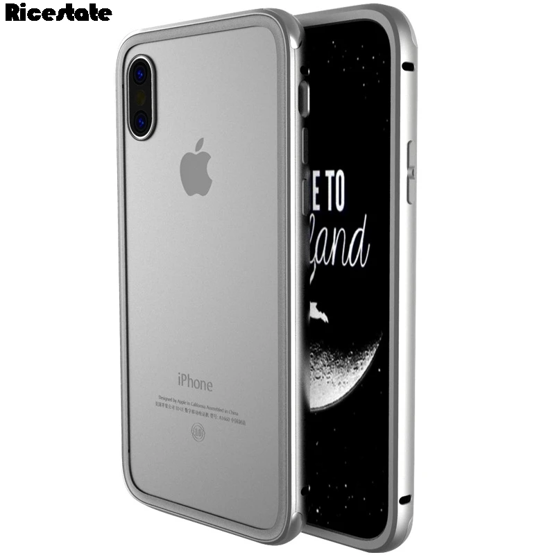 Металлический бампер защитный чехол для iphone X XS XR MAX 5 5s 6 6s 7 8 Plus круглая