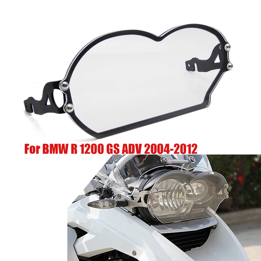 

For BMW R1200GS Grille Headlight Protector Guard Lense Cover Fit For BMW R 1200 GS ADV 2008-2012 Acrylic Motorcycle Accessories