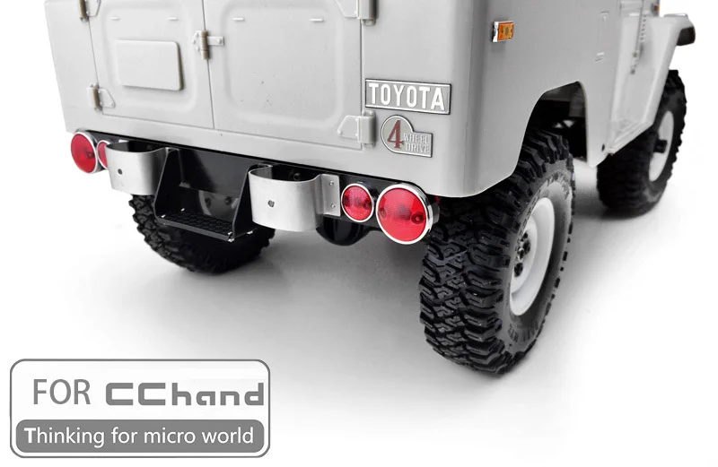 Набор металлических педалей для заднего бампера RC4WD масштаб 1/10 Gelande II Cruiser/FJ40 G2 Jeep