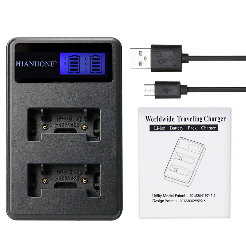 NP-45 Li-40B Li42B зарядное устройство 2 слота LCD USB двойное для FinePix Z250fd Z110 Z700EXR J10 J120 JV100 JX405