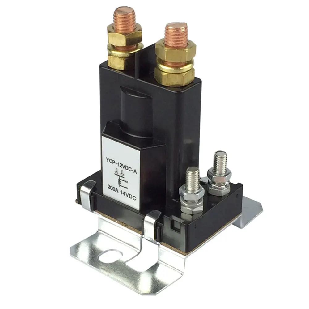 Контактор 24V DC 12 V/48 V 200A контактор постоянного тока реле Защитная электрическая система управления телекоммуникационное оборудование
