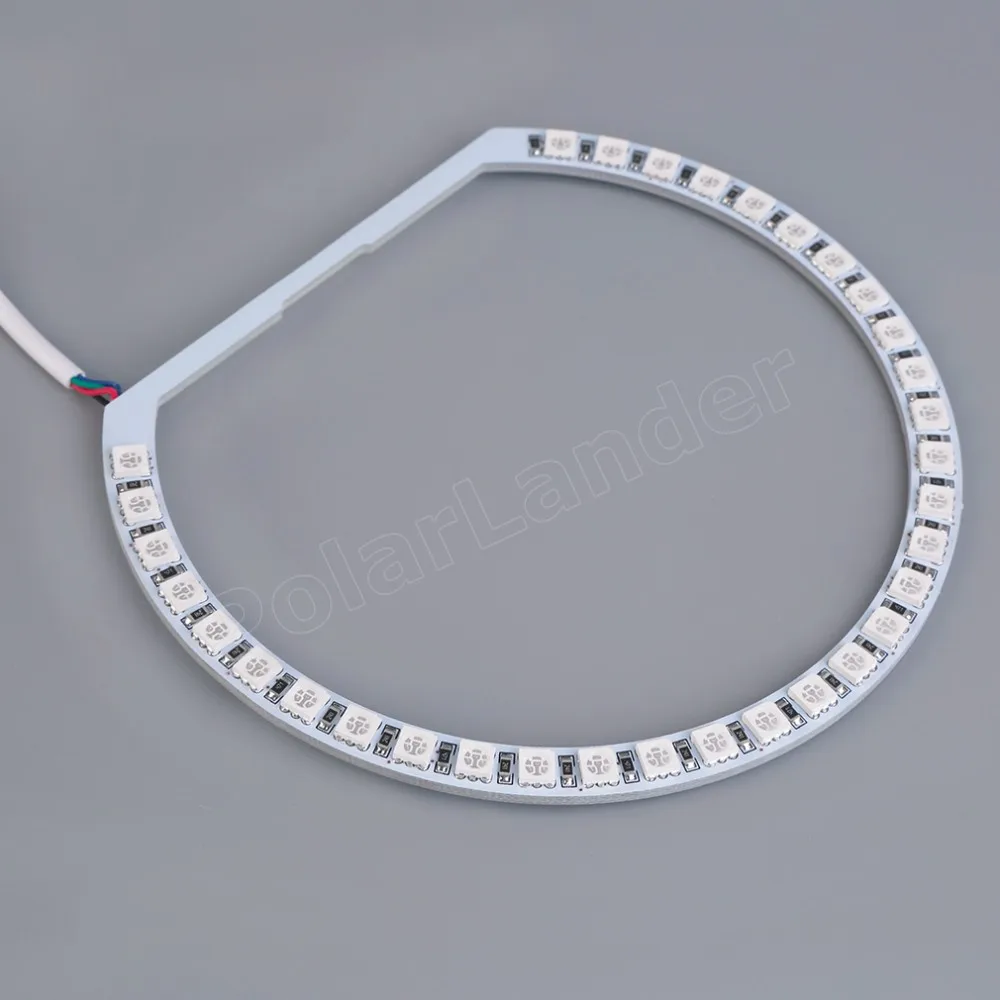 2x131 мм светодиодный 146 LED COB RGB маркер ангельские глазки комплекты кольцевых гало