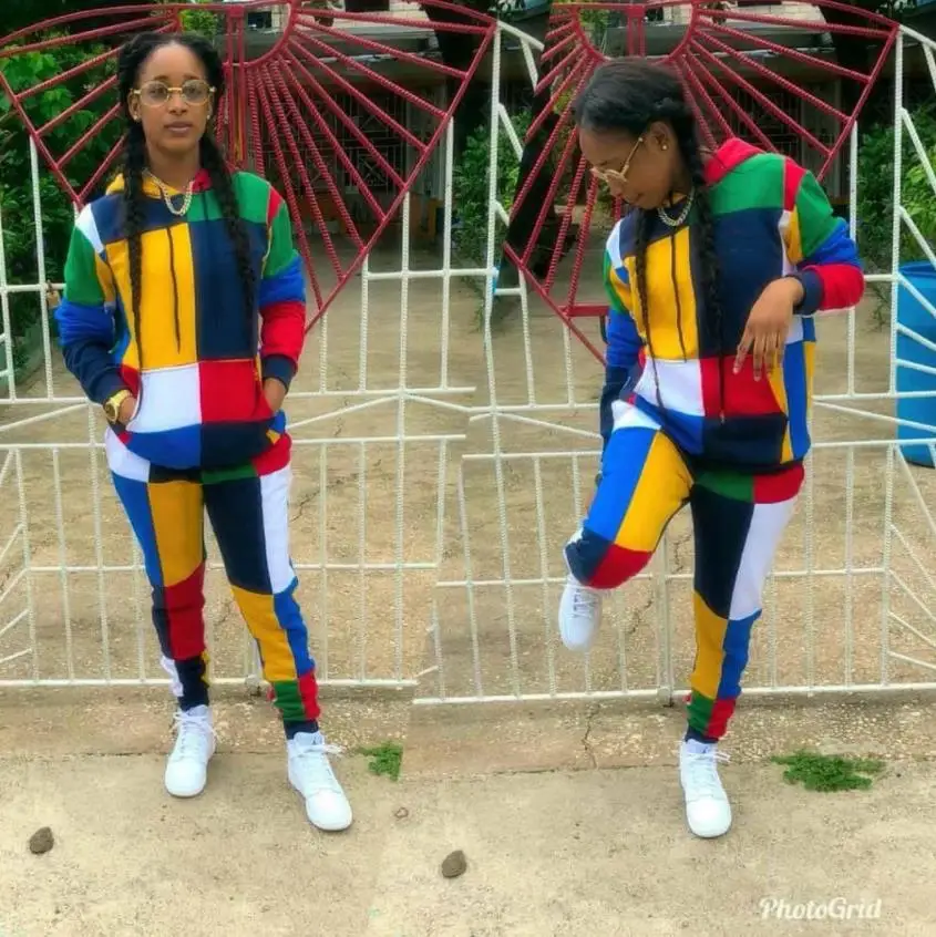 2018 Дашики традиционная африканская одежда комплект из двух предметов женское