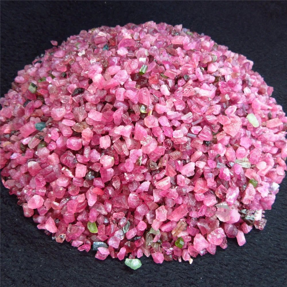 1/4 фунта натуральные камни с красным турмалином грубые Кристальные драгоценные