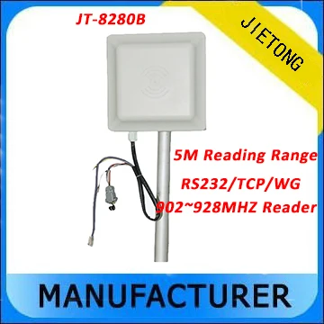 902 ~ 928 МГц 5 м UHF RFID считыватель карт с TCP/IP интерфейсом для умной системы парковки|uhf