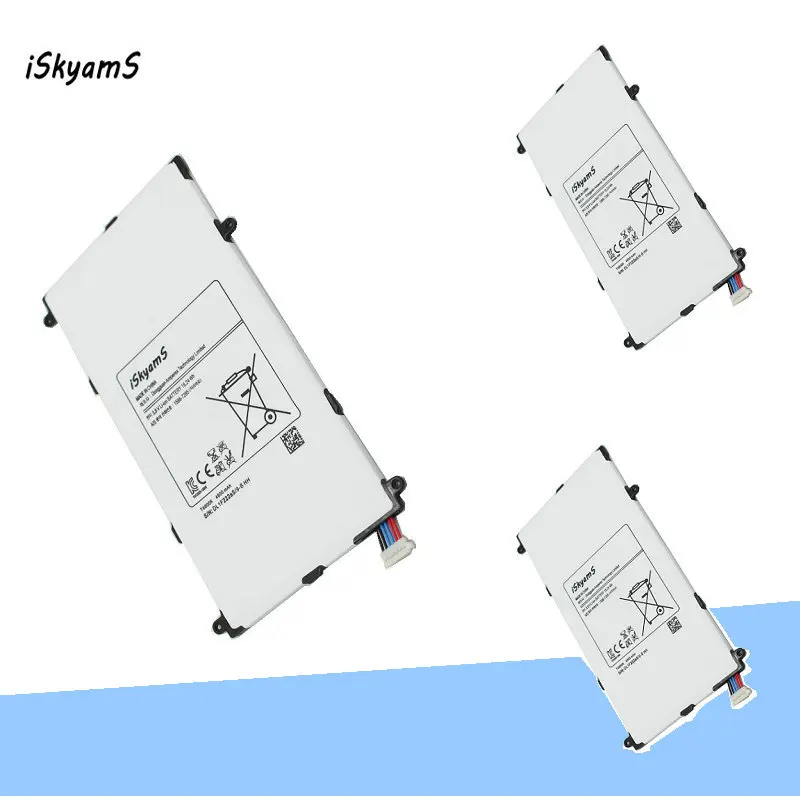 ISkyamS 3x4800 мА/ч T4800E запасная батарея для Samsung Galaxy Tab Tablet Pro 8 4 дюймов &quotT320 T321 T325 SM T320