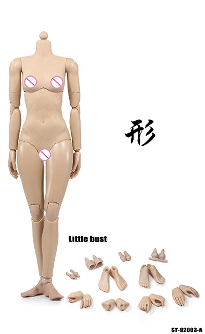 Suntan A 1/6 Scale XING Series Repay Version Super flexible Sexy Female Figure Body Suntan/Pale Color With Joints for 12'' Action Figure - Цвет: Suntan A