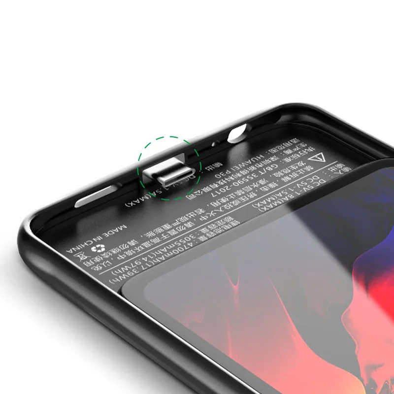 Чехол для аккумулятора huawei P30 Lite, чехол для внешнего зарядного устройства 4700 мАч, внешний аккумулятор P30 Lite, чехол для аккумулятора huawei P30 lite