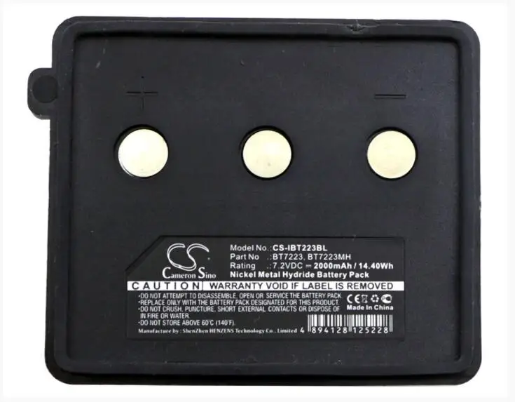 

Cameron Sino 2000mAh battery for ITOWA Beton Combi Compact Setval BT7223 BT7223MH Crane Remote Control Battery