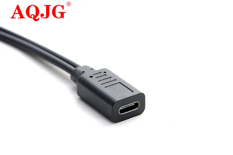 2 в 1 Micro USB гнездовой к Type C 3 type c и сплиттер папа удлинитель зарядка зарядное