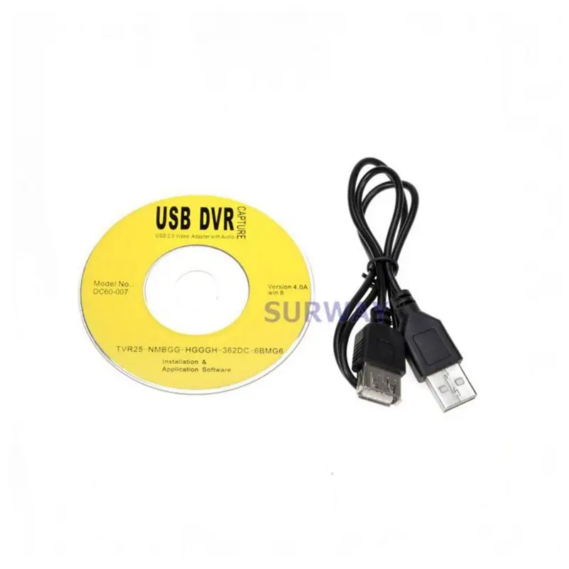 Фирменная Новинка Easycap USB 2.0 Видео ТВ DVD VHS карты захвата адаптер для компьютера/cc
