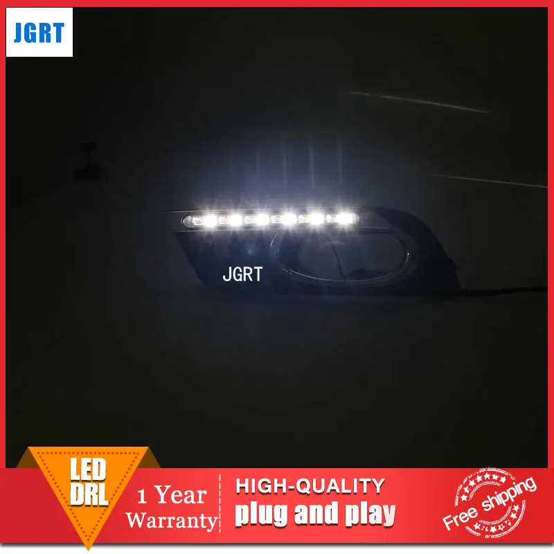 Автомобильный Стайлинг 2011 2013 для Honda Civic светодиодный DRL Противотуманные фары