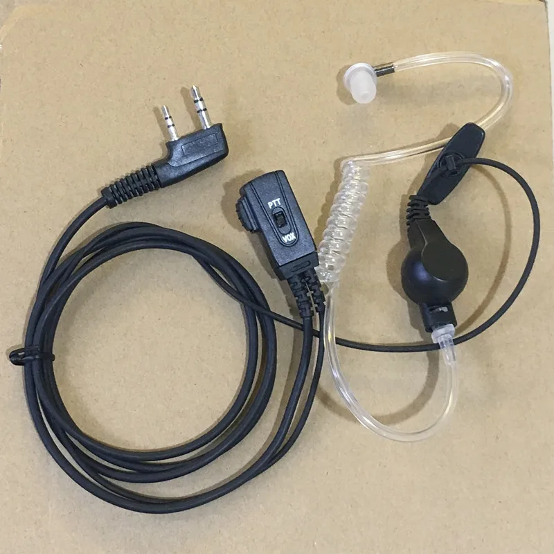 Чистый воздух трубка игровая гарнитура с VOX к разъем для Kenwood Baofeng 888S UV5R UV82 Wouxun