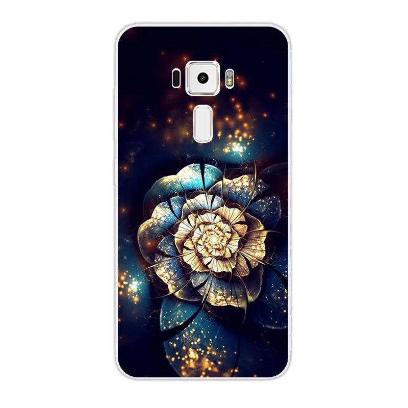 Для Asus Zenfone 3 ZE552KL задняя крышка Chrysan дизайн Мягкая Силиконовая накладка мобильный чехол для телефона для Asus Zenfone 3 ZE552KL корпус - Цвет: 13