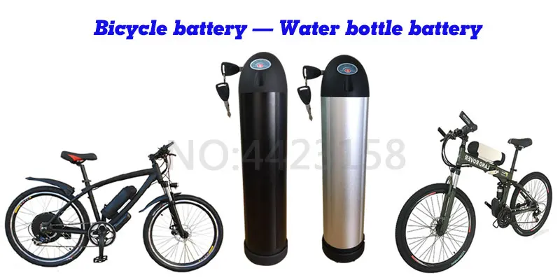 48V Water Bottle battery 10AH Electric Bike Battery 500W bike Lithium with 15A BMS 54.6V 2A charger free tax | Спорт и развлечения