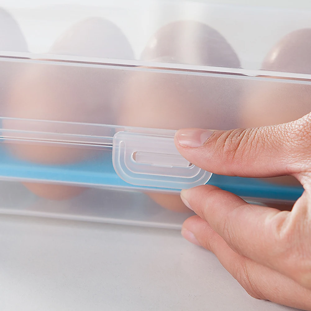1pc Plastic Transparent Eggs Preservation Box Kitchen Refrigerator Storage Case | Дом и сад
