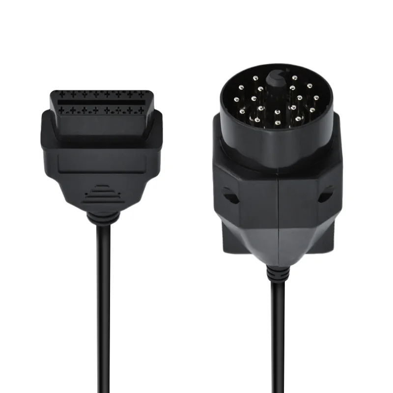 100 шт./лот OBD OBDII адаптер подходит для BMW 20Pin к OBD2 16PIN гнездовой разъем 20 PIN 16 e36 e39 X5 Z3