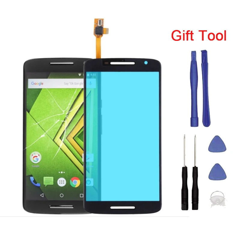Сенсорный сенсор для Motorola Moto X Play XT1561 сенсорный экран стекло дигитайзер Передняя