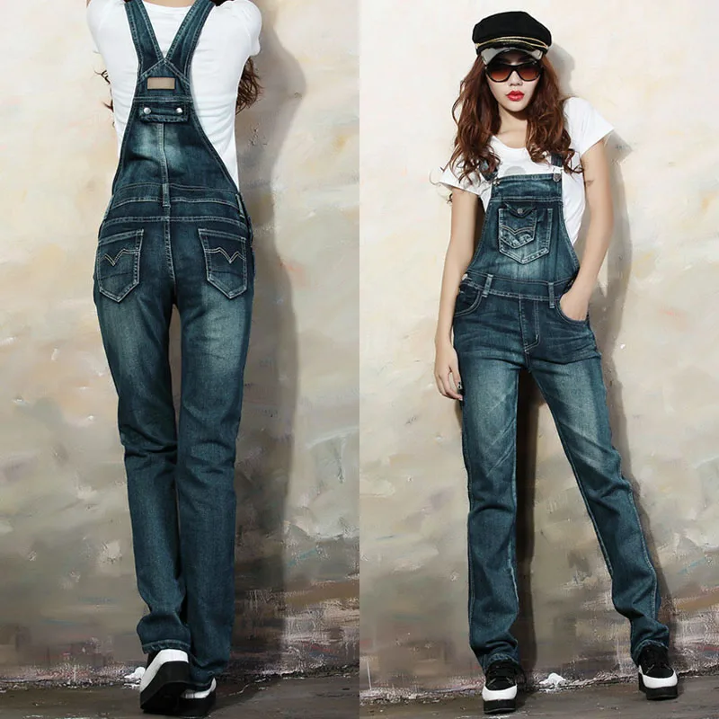 Джинсовый комбинезон на бретелях спагетти для женщин|fashion ladies jeans|ladies brand jeansladies