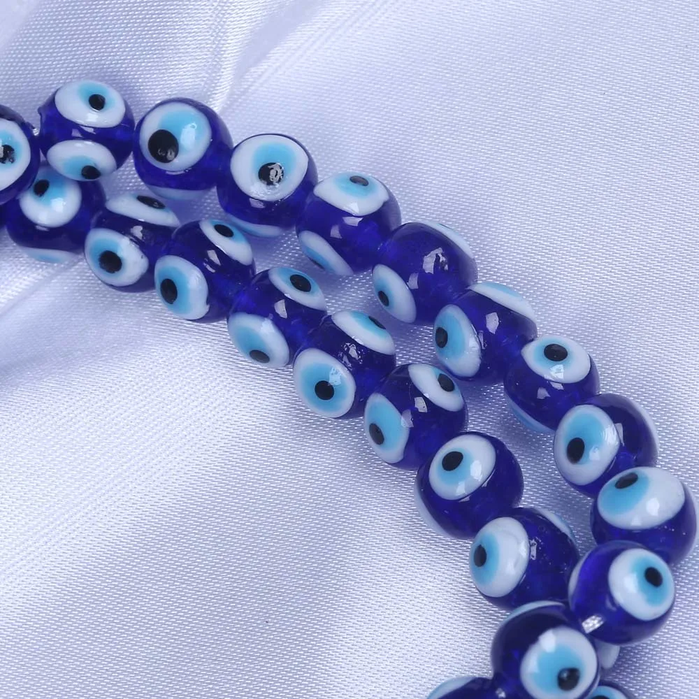 Новый модный простой религиозный Шарм сглаза с синими бусинами браслет на удачу