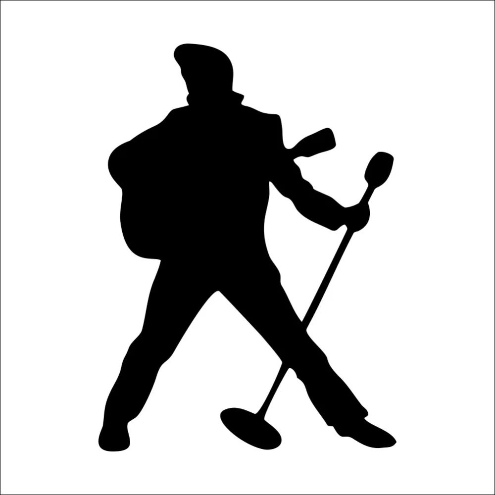 Ретро детали о элвисе Пресли Король кино Наклейка на стену виниловая наклейка