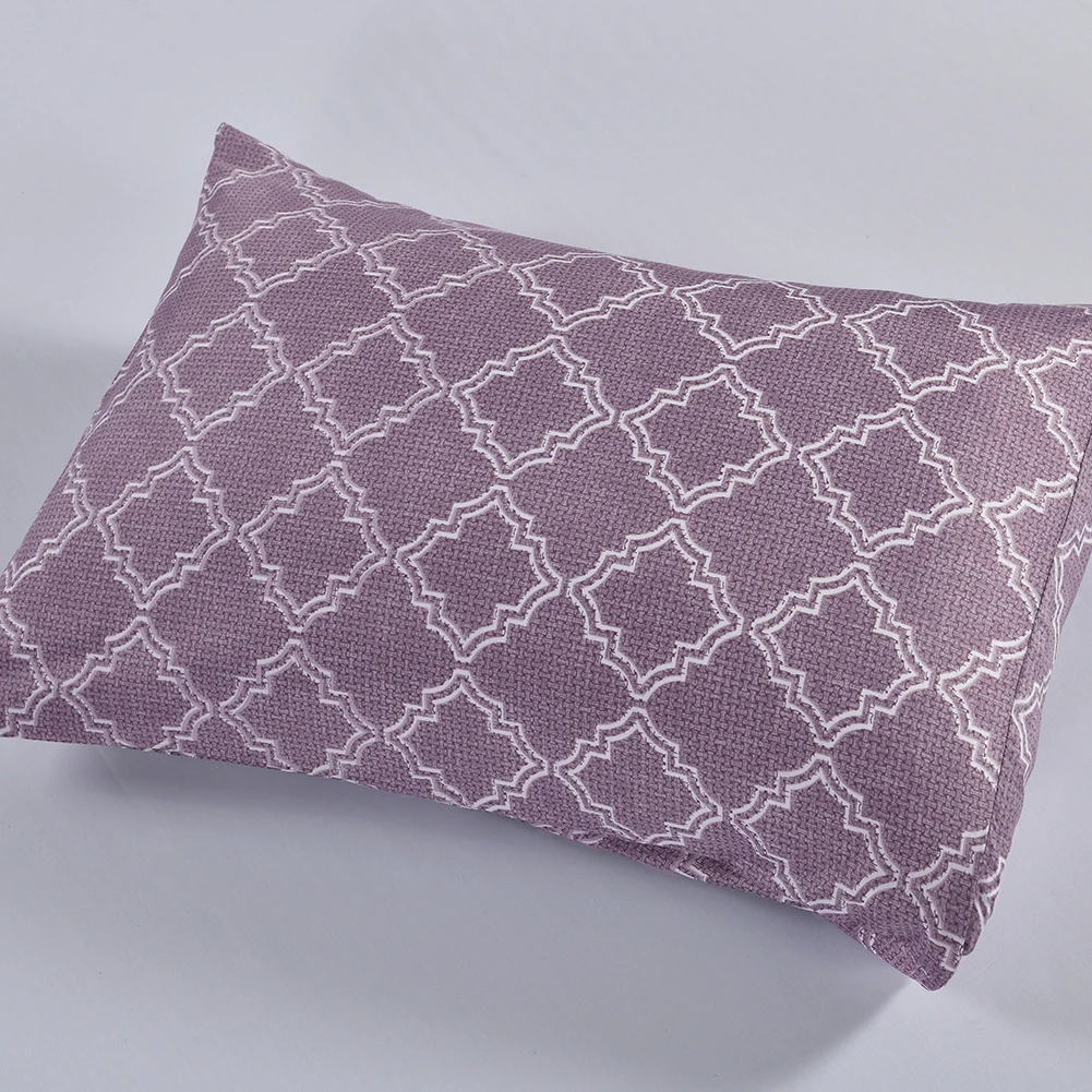 

Morden Purple Style 2/3pcs Bedding Set Quality Stripes Polyester Bed Cover Bed Sheet Duvet Cover Pillowcase Bed Linen Bedclothes