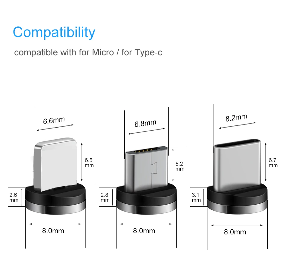 Магнитный Micro usb type C зарядный кабель Microusb для huawei Honor 20 Note 10 9 Nokia 8 Google Pixel 3 2 3XL кабель Usb C 2 метра