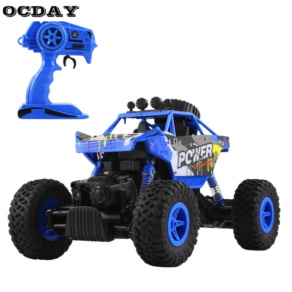 OCDAY Мальчики RC пульт дистанционного управления Автомобили 2 4 ГГц 4WD рок сканеры