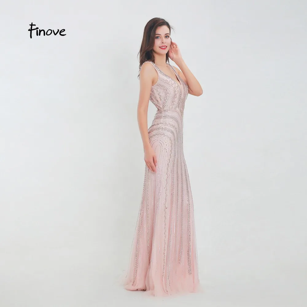 Finove новое шикарное платье для выпускного вечера 2020 Длинные вечерние платья