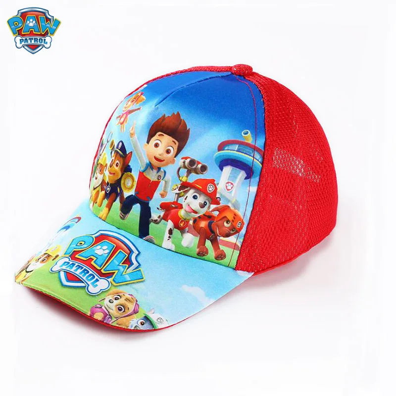 Paw Patrol хлопок Patrulla Canina милые детские летние шапки головные уборы головной убор с