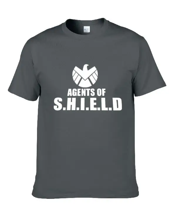 Агенты Marvel s.h.i.e.l. D. Футболка со щитом мужские хлопковые футболки футболка фильм