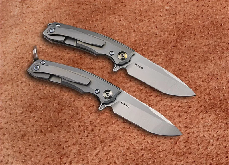 Kevin John Веном 2 мини-небольшой M390 стали titanium сплав циркония нож Походный, инструмент foldin карманные ножи охотничий нож выживания