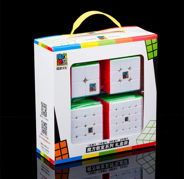 Мою Mofangjiaoshi 2x2 3x3 4x4 5x5 Скорость квадратная Подарочная коробка Упаковка Профессиональный головоломки Cubing классе MF2S MF3RS MF4S MF5S Cube