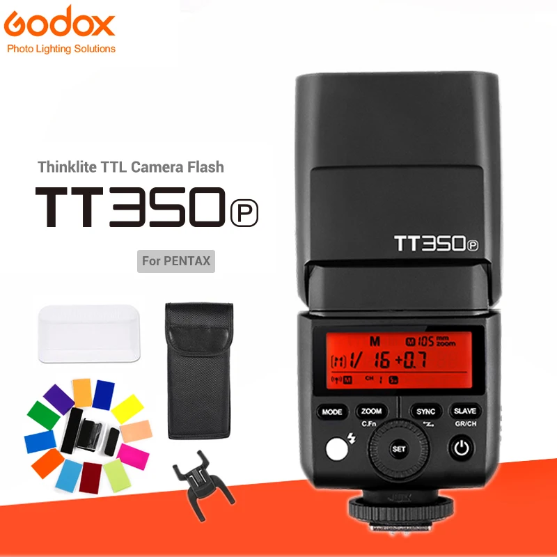 Godox Mini Speedlite TT350 TT350P камера 2 4 ГГц беспроводная Вспышка TTL HSS GN36 + Беспроводная