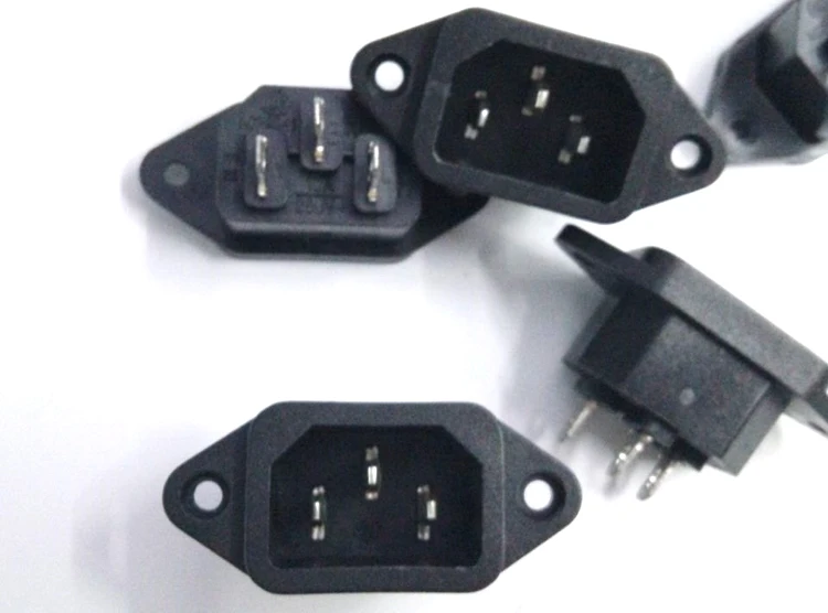 3 шт. P IEC 320 C14 штекер панели питания входные гнезда разъемы AC 250V 10A|c14 male plug|iec c14iec |