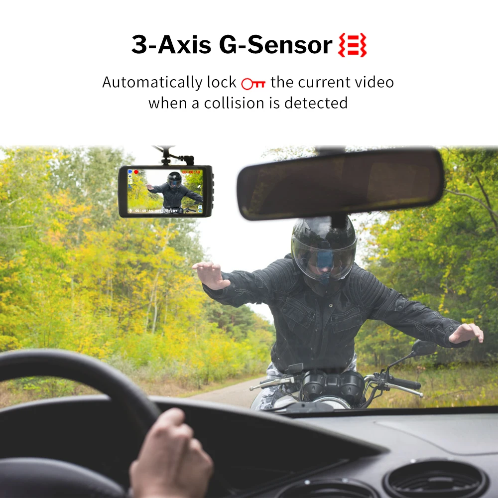 Deelife Dash Cam Видеорегистраторы для автомобилей Камера Full HD 1080 P-драйв видео Регистраторы регистратора Авто приборной панели 1296P двойная камера приборной панели черный видеорегистраторы коробка