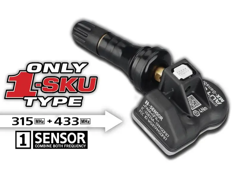 AUTEL 2 в 1 TPMS сенсор 433 315 МГц mx-датчик датчик давления для шин контроль шин TPMS автомобильный Программируемый датчик
