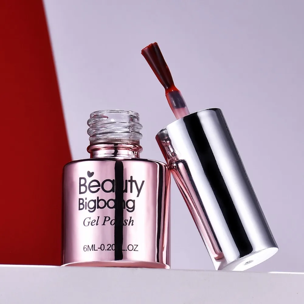 Beautybigbang Серебристые Vernis режущей поверхностью светятся в темноте лак