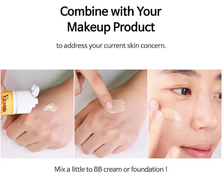 TIAM витамины смешивающая пудра 10 г Витамин С для лица макияж консилер минеральная