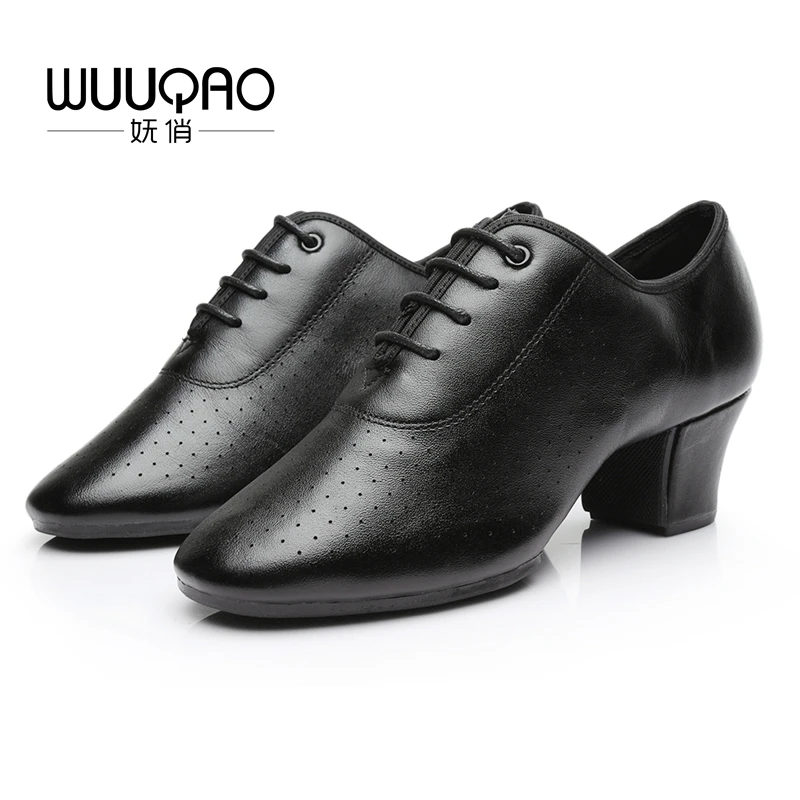 Women's Leather Latin Dance Shoes Ballroom Dancing Shoes Soft Sole Sailor Dance Shoes Adult Practice Dance Shoes Of Cloth