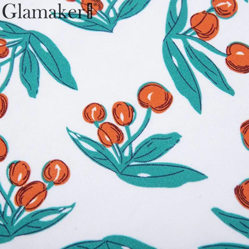 Glamaker винтажная Повседневная вишневая мини-юбка Женская высокая талия эластичная Сексуальная Женская юбка белая сплит-молния облегающая юбка-карандаш