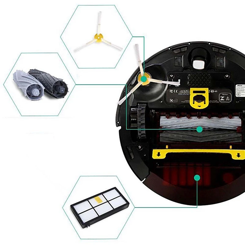Аксессуар для Roomba 800 805 850 860 861 866 870 871 880 890 961 964 980 981 985(800 и 900 серии) замена Вакуумный Пылесос