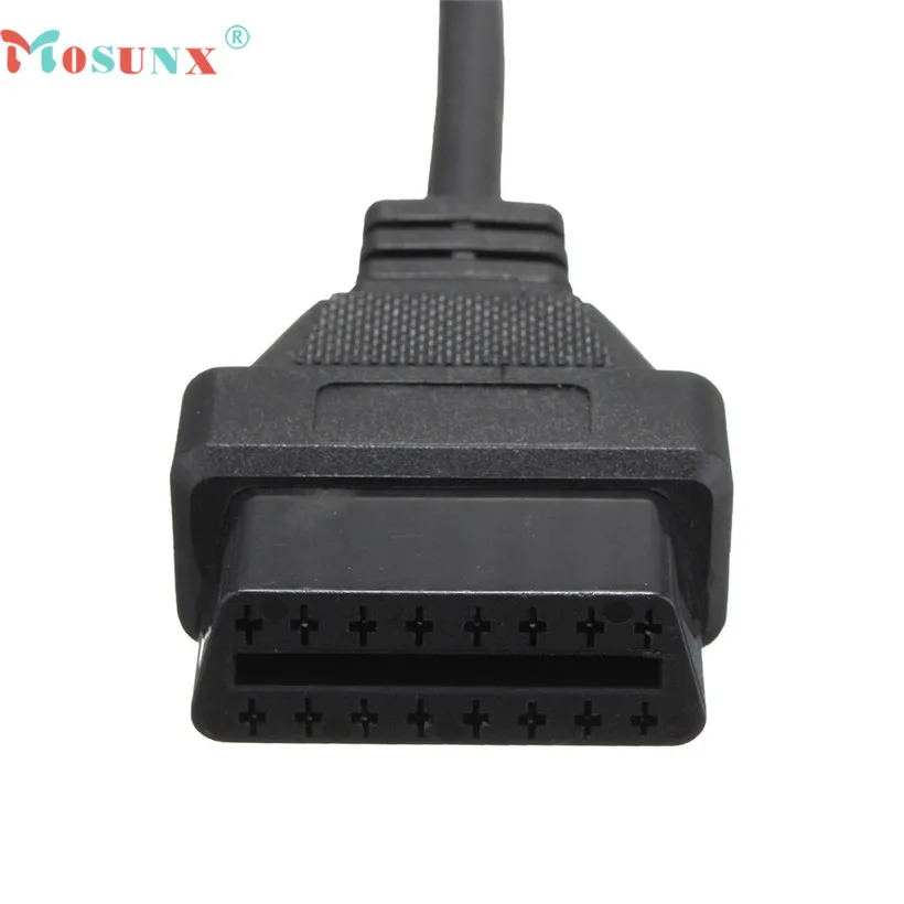 Mosunx Расширенный 22 Pin OBD1 к 16 OBD2 адаптер-кабель для TOYOTA диагностический сканер 2018